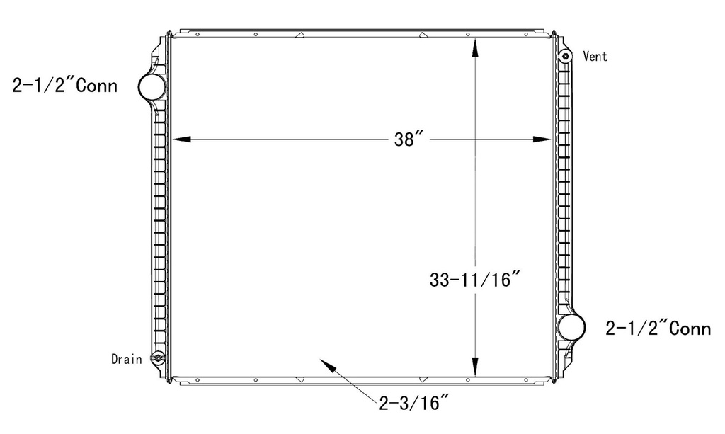 HD Radiator WES13PA