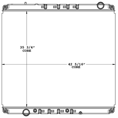 HD Radiator 25-R800100PA