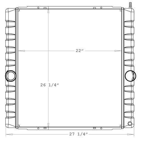 HD Radiator NAV26PA